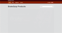 Desktop Screenshot of brakequipproducts.com